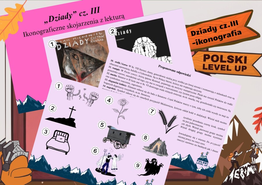 Dziady cz. III_ikonki i okładki_Polski Level Up