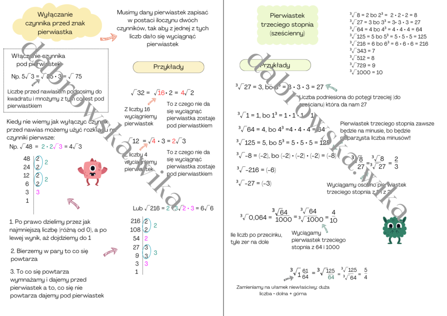 Pierwiaski - notatki do całego działu