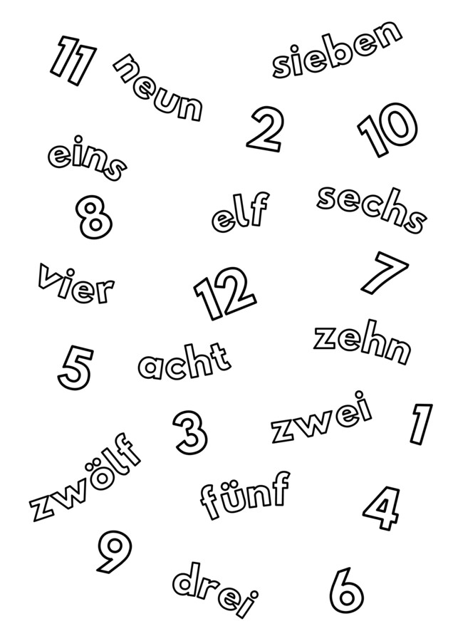 🎨 Kolorowe liczby po niemiecku! 🇩🇪