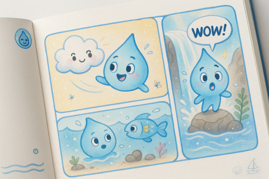 Przygody Kropelki w Wielkim Obiegu Wody