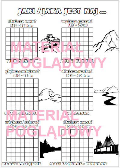 Mnożenie pisemne - karta pracy klasy 4, 5, 6
