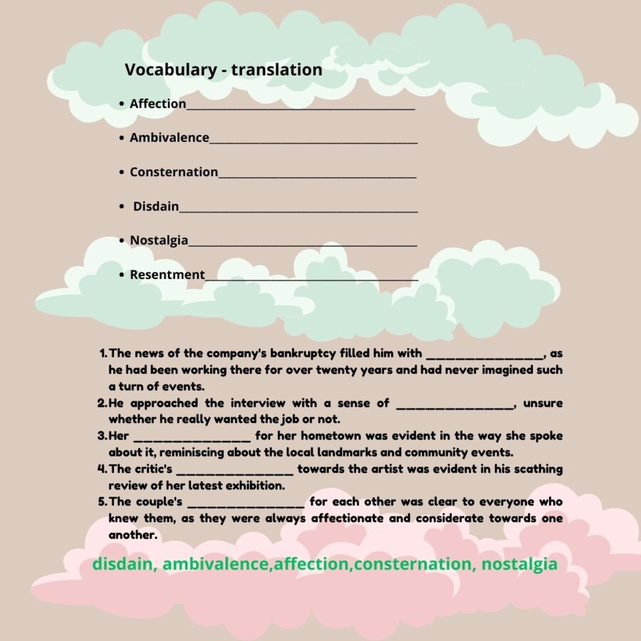 Feelings and emotions. Gotowa lekcja online/ prezentacja/ conversations speaking