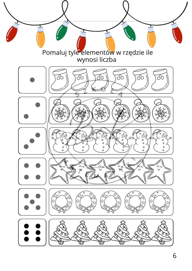 Kalendarz adwentowy przedszkolaka