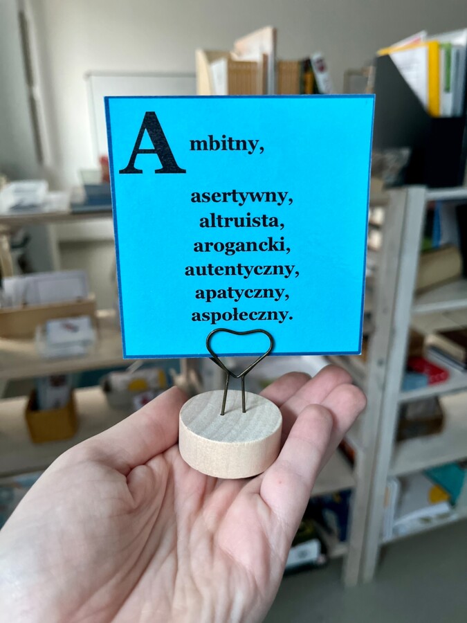 Cechy charakteru bohatera literackiego - poszerzanie słownictwa