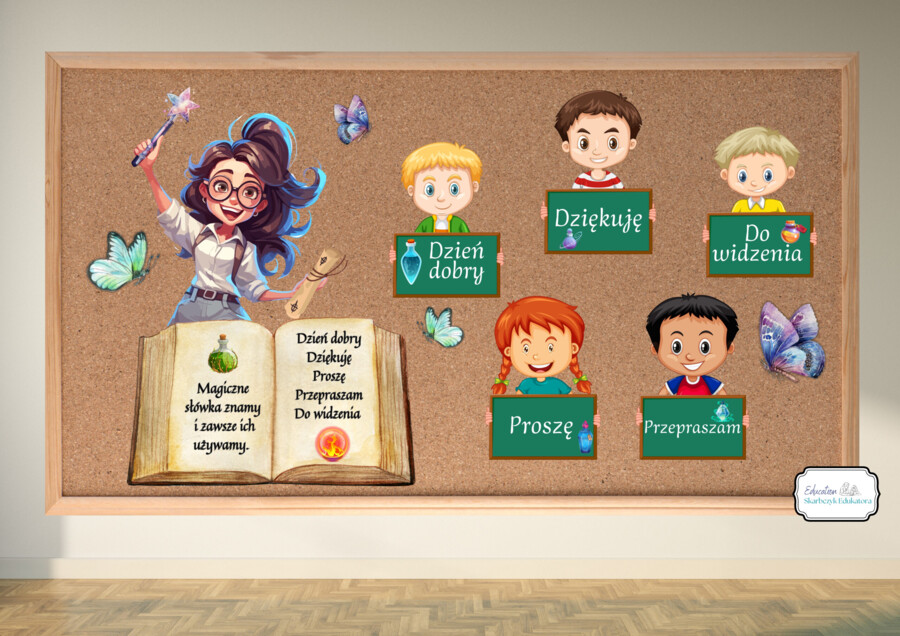 MAGICZNE SŁOWA.... gazetka szkolna GRAFIKA XL