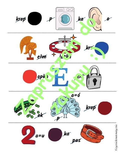 Rebusy z kropką w roli głównej - Dzień Kropki.