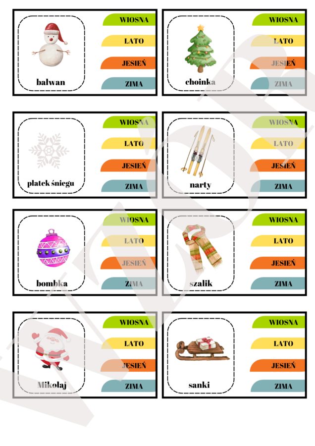 Pory roku podstawowy