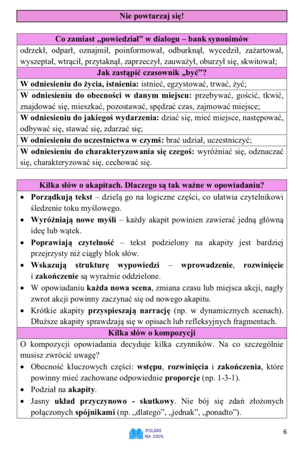 Opowiadanie twórcze na E8