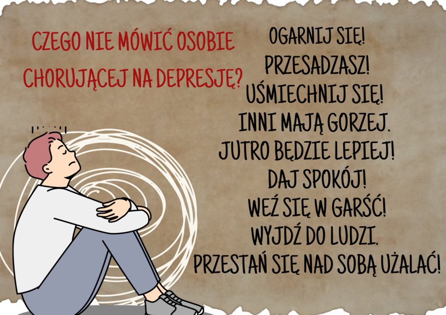 Dzień Walki z Depresją - gazetka ścienna.