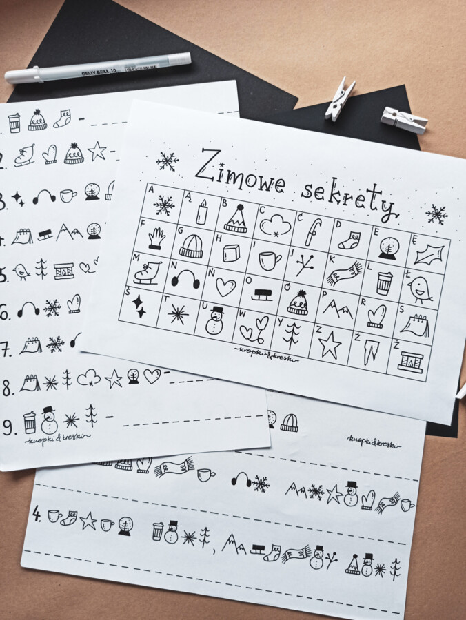 "ZIMOWE SEKRETY" - zaszyfrowane hasła