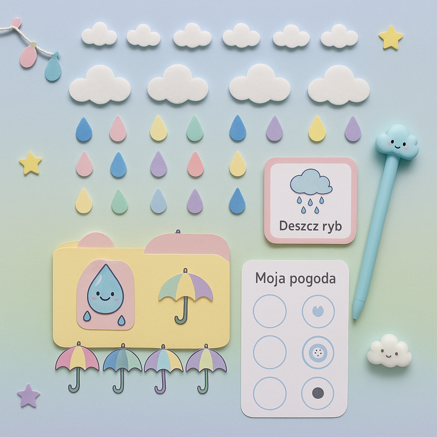 Lapbook „Wszystko o deszczu”