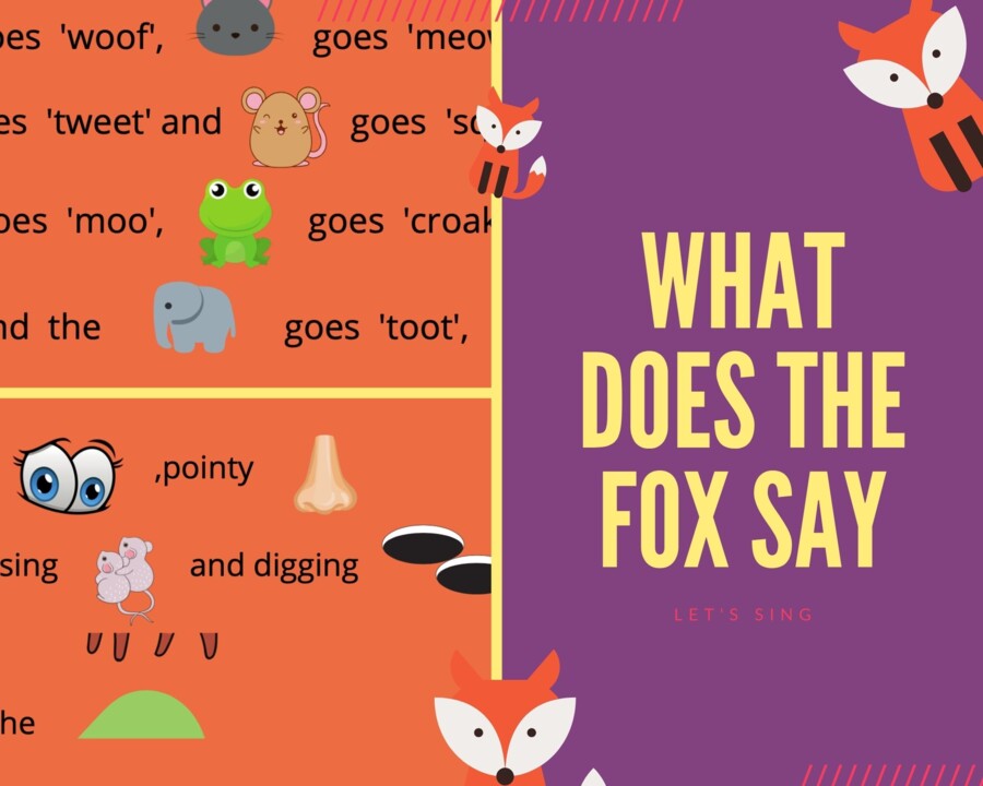 Angielski. What does the fox say?