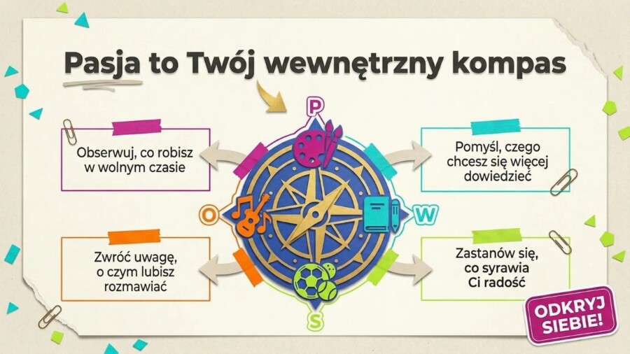 Ósmoklasista. Plan na przyszłość – wybór szkoły, rekrutacja i spokojna głowa przed egzaminem (gazetka / prezentacja)
