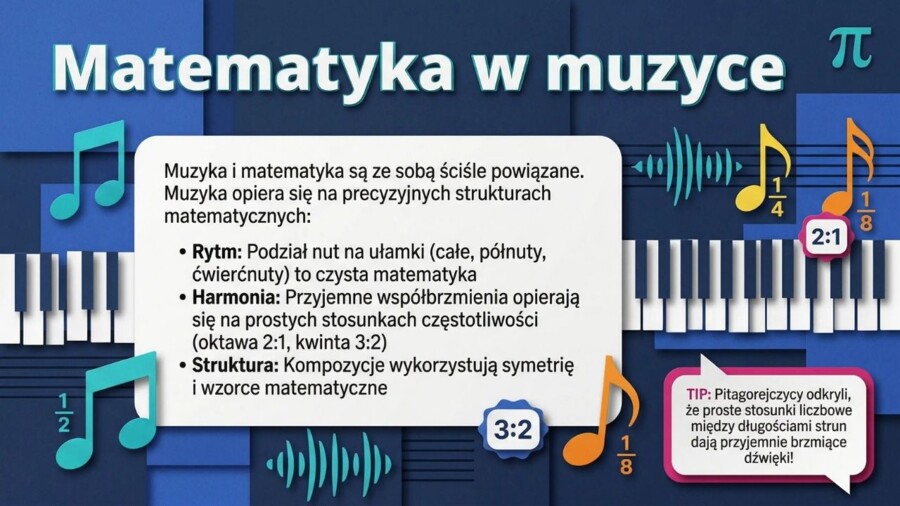 Dzień Matematyki - gazetka szkolna / prezentacja, 20 plansz