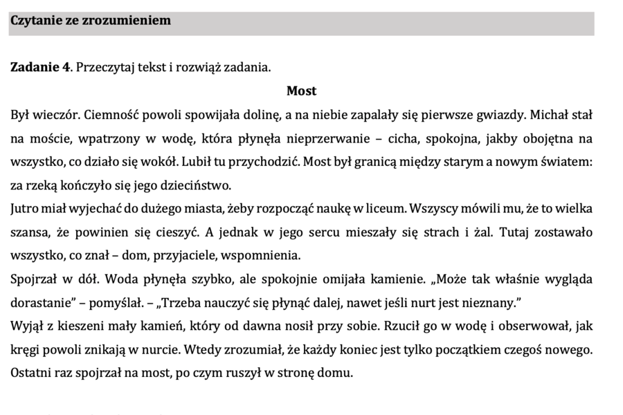 Zajęcia wyrównawcze 2 - pakiet zadań