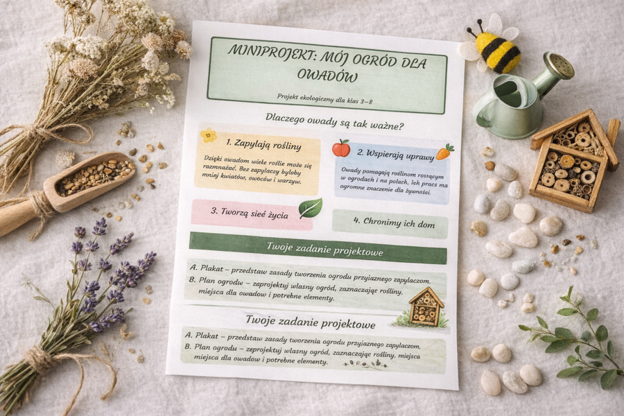 Mój ogród dla owadów [Miniprojekt]