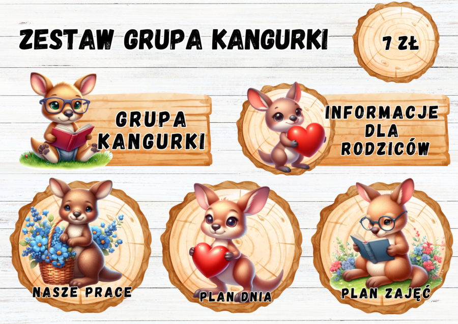 ZESTAW GRUPOWY GRUPA KANGURKI