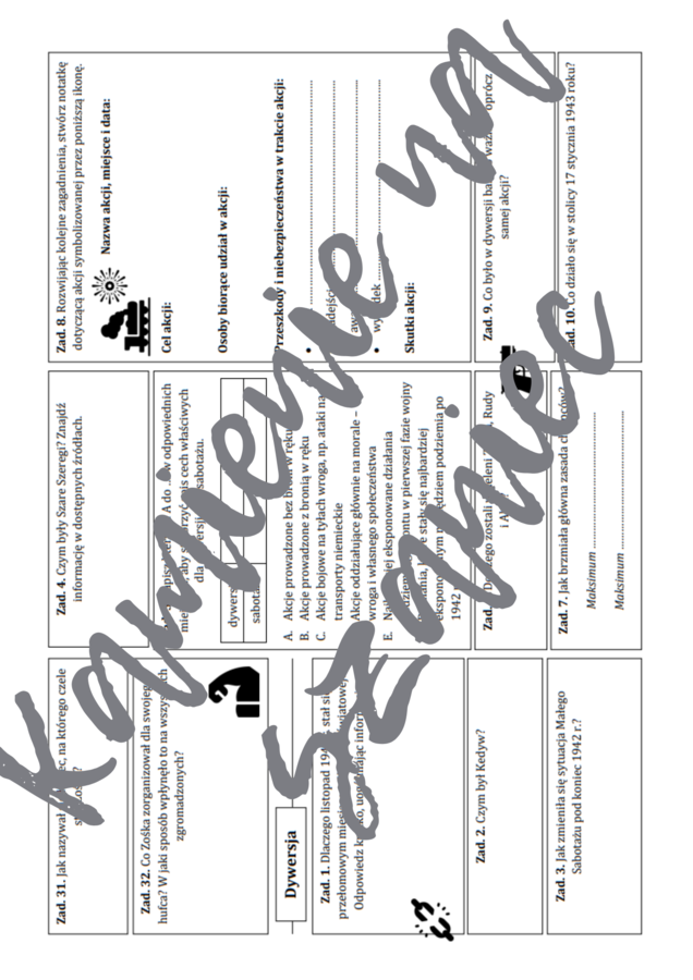 KAMIENIE NA SZANIEC: Krok po kroku – karta pracy do lektury