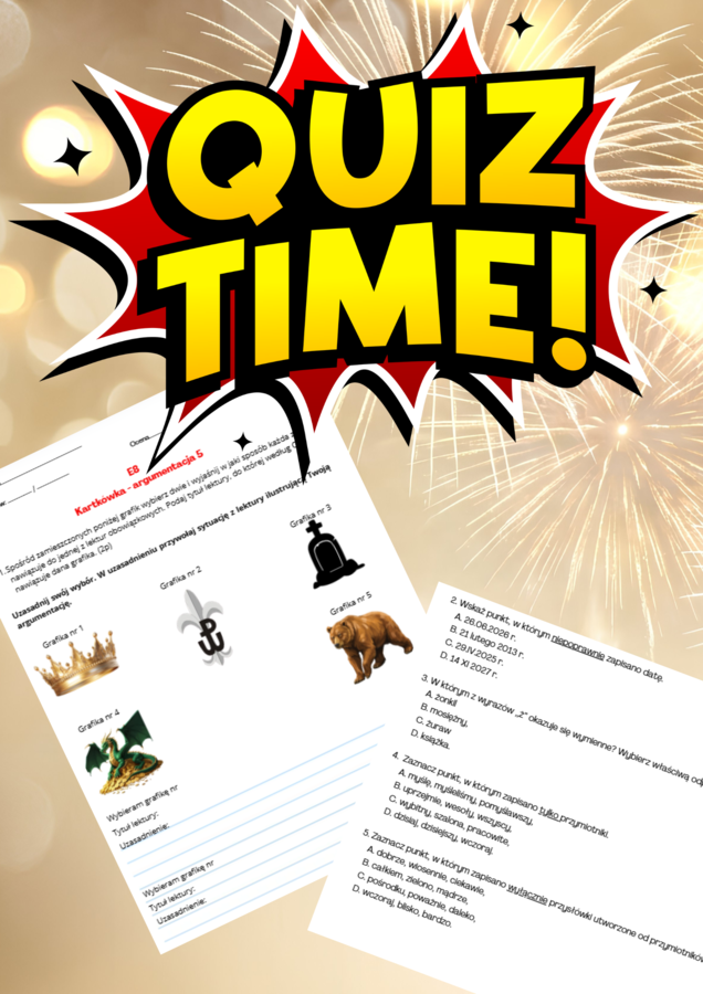 Kartkówka E8 - argumentowanie, grafika 5