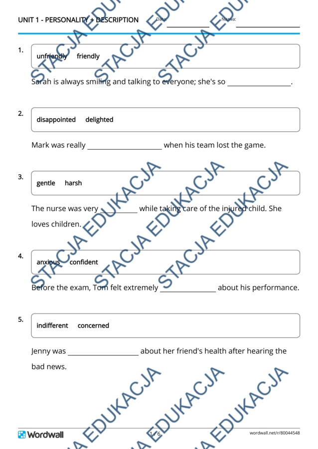 Macmillan Repetytorium Ósmoklasisty cz. 1 - Unit 1 - zestaw zadań (36 stron!)