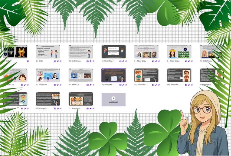 Prezentacja multimedialna w genial.ly „Jak umysł wpływa na ciało?". Edukacja zdrowotna. Klasa 7. Dział „Nasze zdrowie psychiczne".