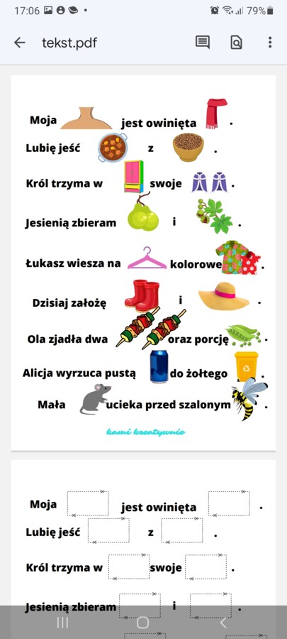 Głoską sz- pakiet logopedyczny