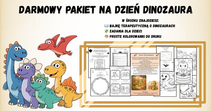 Darmowy pakiet na Dzień Dinozaura – 10 stron PDF!