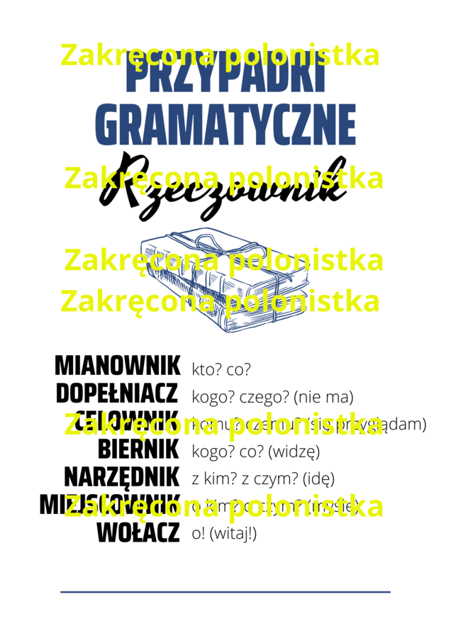Przypadki gramatyczne - wklejka
