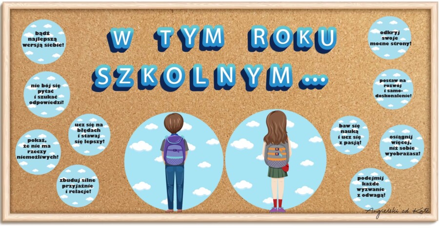 W tym roku szkolnym || Gazetka na początek roku szkolnego