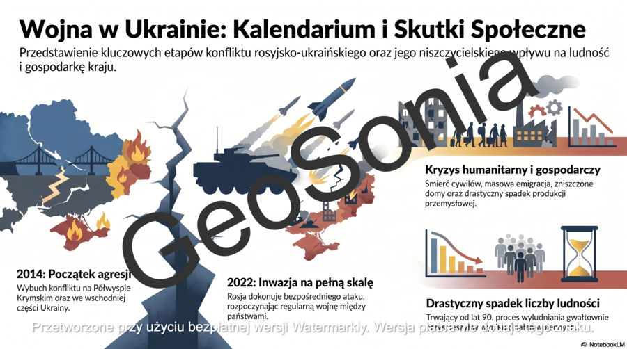 Współczesne problemy Ukrainy geografia 6 sketchnotka