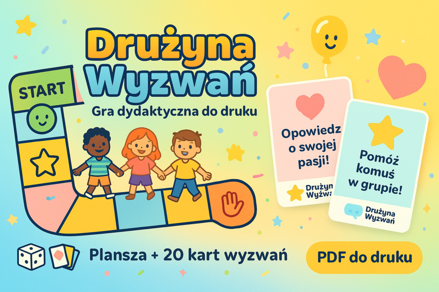 Gra dydaktyczna: "Drużyna wyzwań"