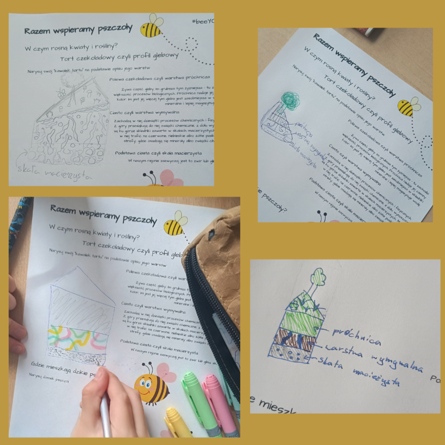 Wspieramy pszczoły - karta pracy #beeYOPE