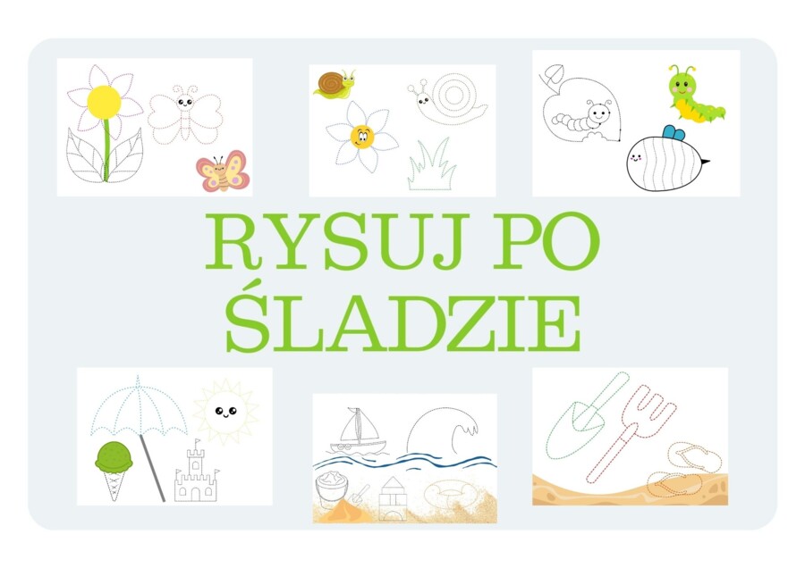 RYSOWANIE PO ŚLADZIE.