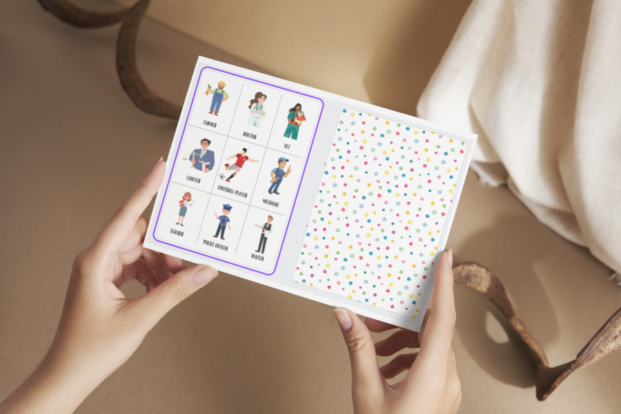 JOBS flashcards - karty obrazkowe 27 profesji/karier