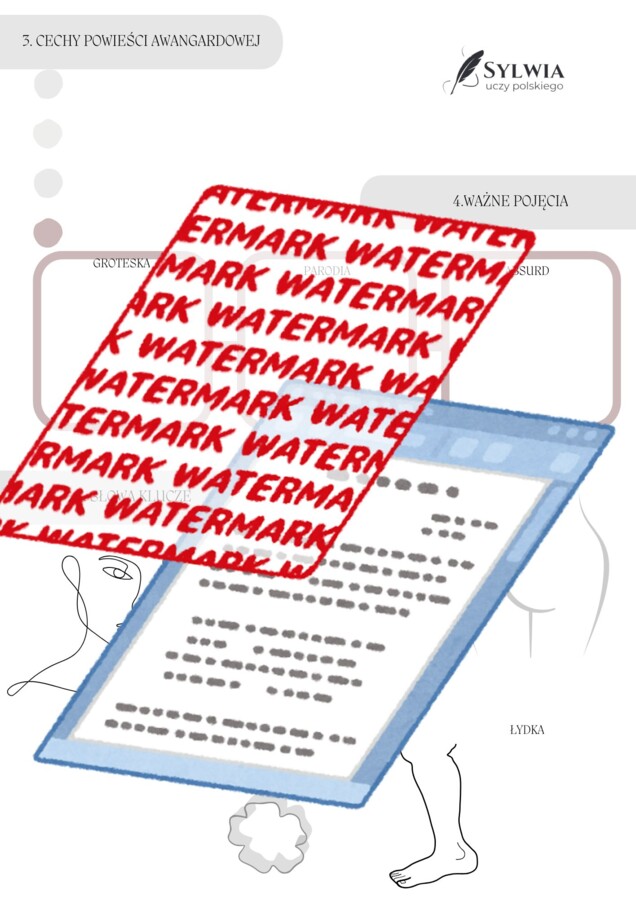 📒Notatnik maturalny „Ferdydurke” Witold Gombrowicz