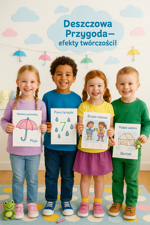 Deszczowa Przygoda w Przedszkolu