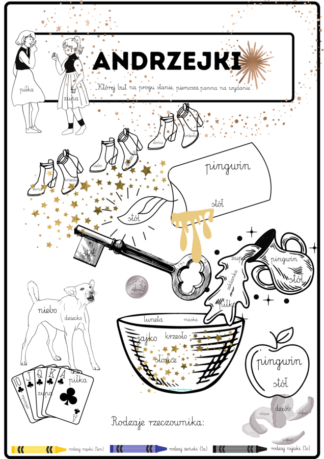 Andrzejki pakiet: klasa 2
