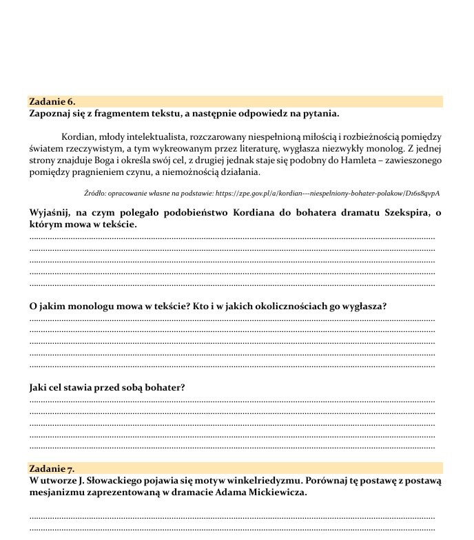 Lekturownik dla liceum II