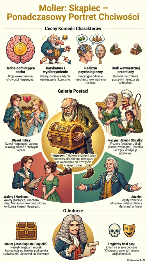 Pakiet "Skąpiec" 3 prezentacje, stacje zadaniowe, naklejka podsumowująca