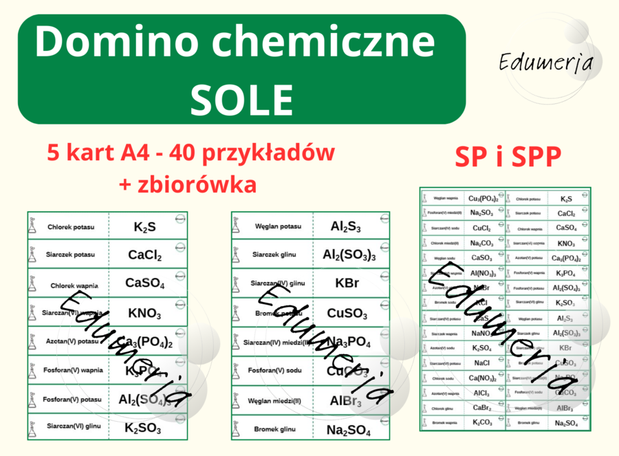 Domino chemiczne - SOLE