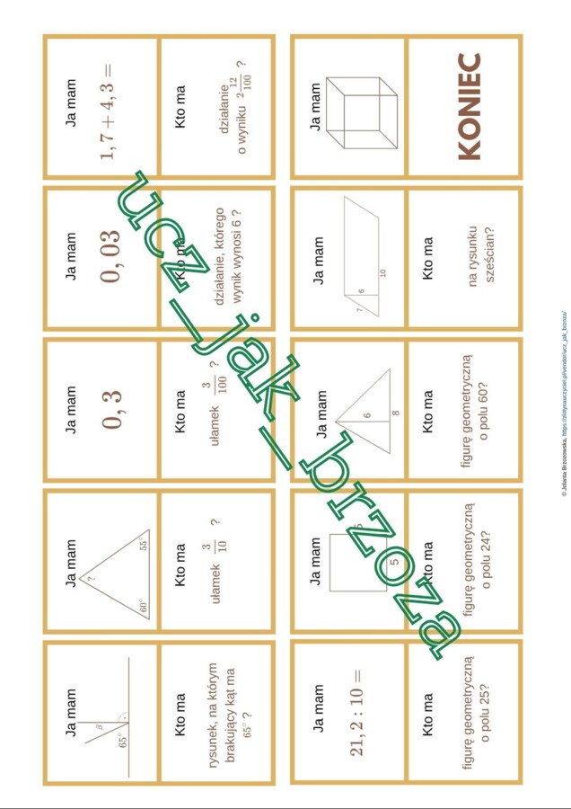 Ja mam..., kto ma....? Klasa 6, powtórzenie wiadomości z klasy 5