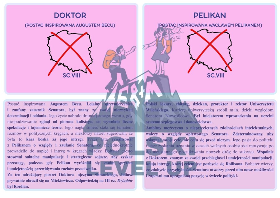 fiszki literackie_klasa 2 (romantyzm, Dziady cz. III,  pozytywizm, Lalka)_Polski Level Up