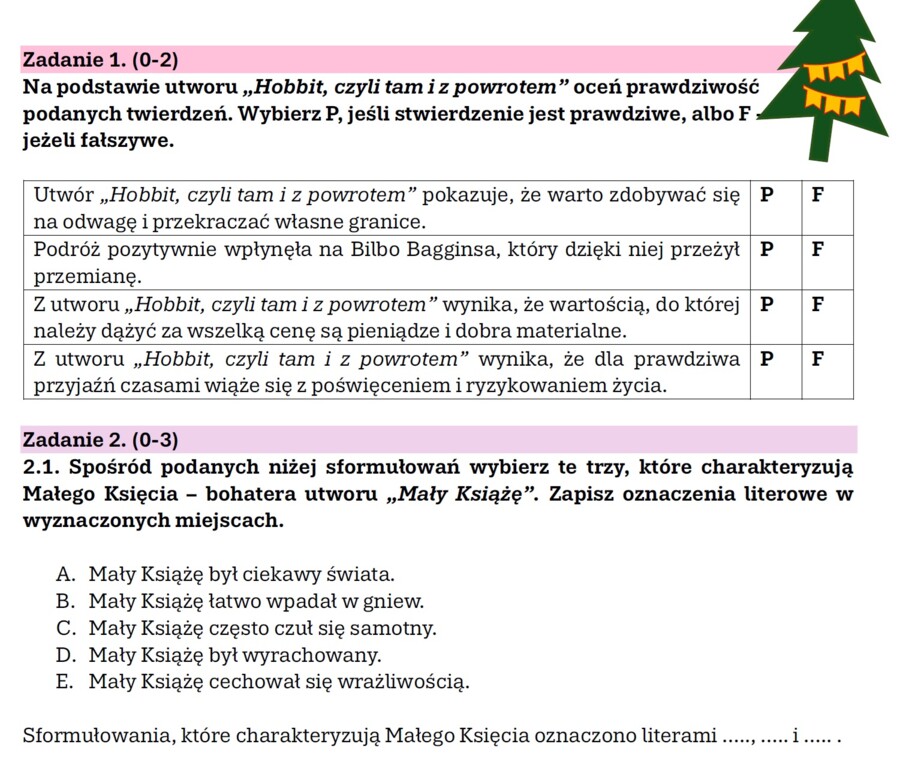 30 zadań do szybkiej powtórki przed E8