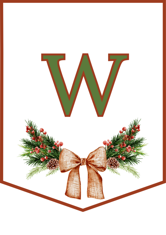 WESOŁYCH ŚWIĄT - Boże Narodzenie – GIRLANDA – biblioteka – świetlica – przedszkole – gazetka – wersja 2