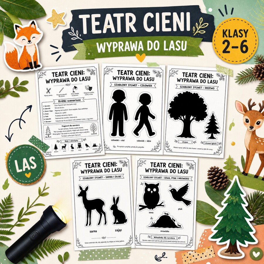Teatr cieni. Wyprawa do lasu