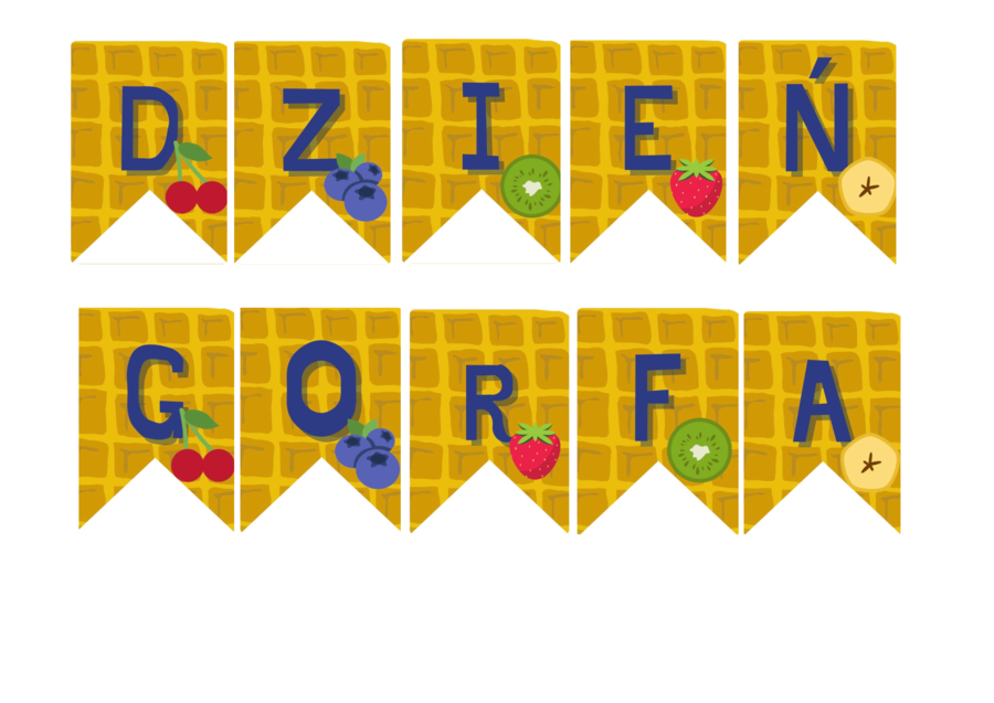 Dzień gofra - napis
