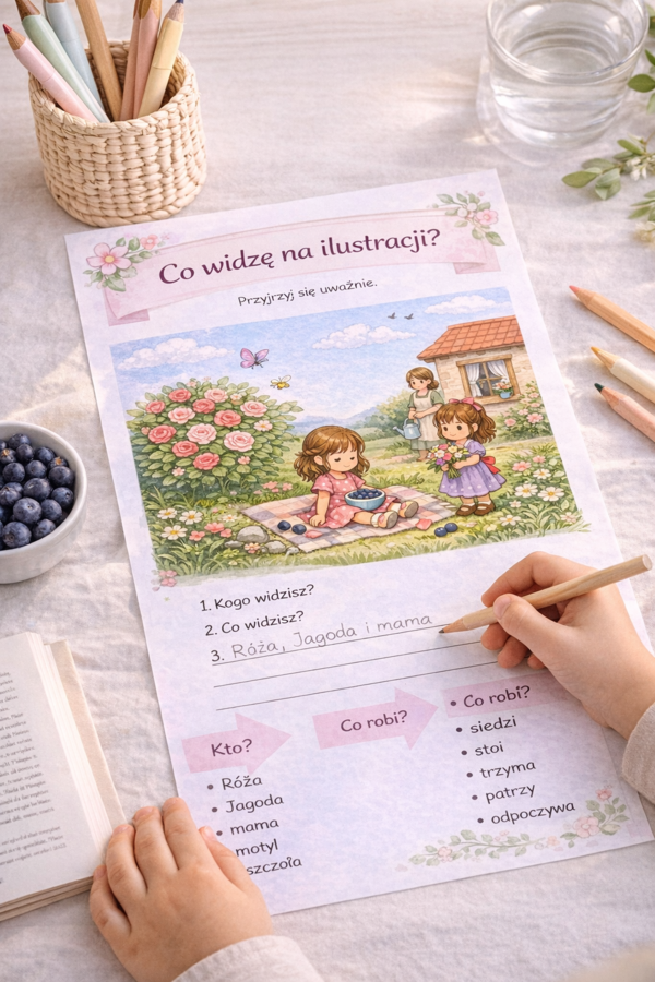 Letni dzień Róży i Jagody