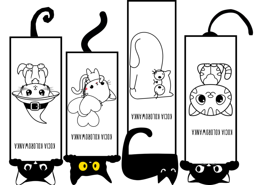 Zakładki Dzień Czarnego Kota