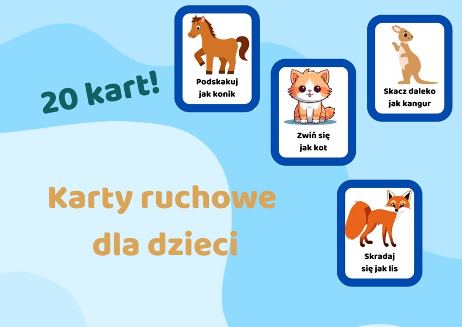 Karty ruchowe dla dzieci