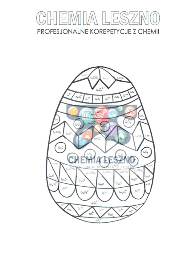 Kolorowanka Chemiczna - Wielkanoc